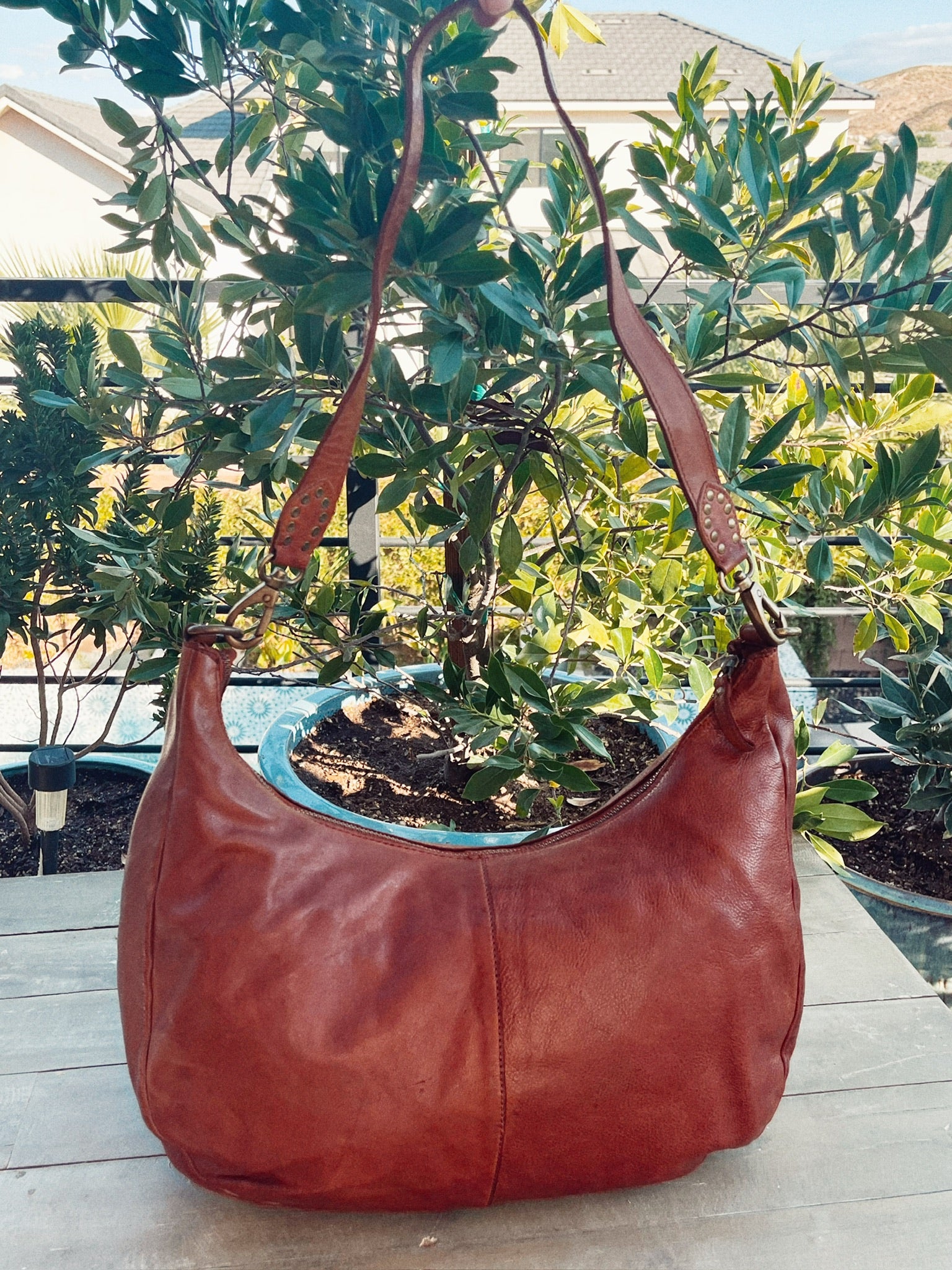 Capri Italian Leather Hobo Bag Dodi Jo s