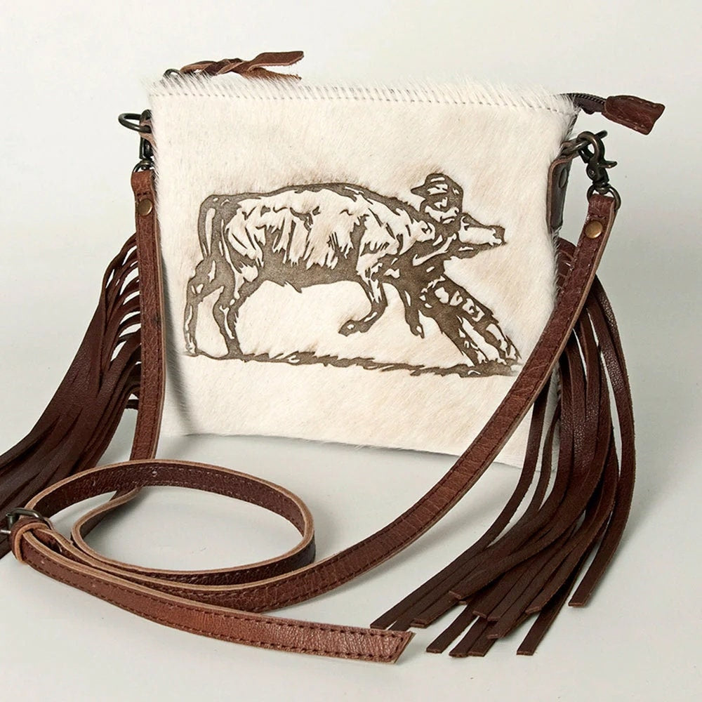 Take The Bull By The Horns Leather Crossbody Purse Dodi Jo s