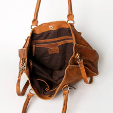 Load image into Gallery viewer, Circle Mountain Leather Crossbody Purse
