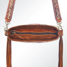 Load image into Gallery viewer, Nicoma Park Western Leather Crossbody Purse
