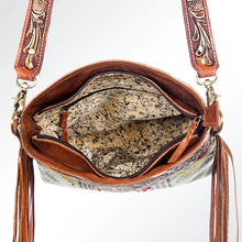 Load image into Gallery viewer, Nicoma Park Western Leather Crossbody Purse
