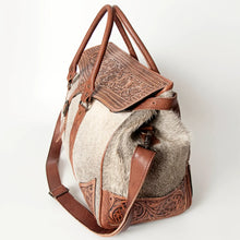 Load image into Gallery viewer, Four Sixes Western Leather Weekender Duffel Bag
