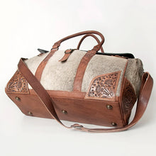 Load image into Gallery viewer, Four Sixes Western Leather Weekender Duffel Bag
