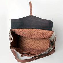 Load image into Gallery viewer, Four Sixes Western Leather Weekender Duffel Bag
