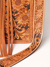 Load image into Gallery viewer, Woodcreek Western Leather Tote Bag
