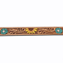 Load image into Gallery viewer, Laramie Hand Tooled Leather Belt
