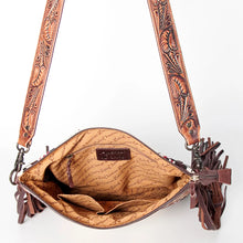 Load image into Gallery viewer, Primrose Lane Western Leather Crossbody Purse
