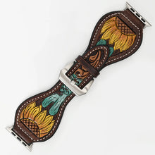 Load image into Gallery viewer, Sunflower 45 Leather Apple Watch Band
