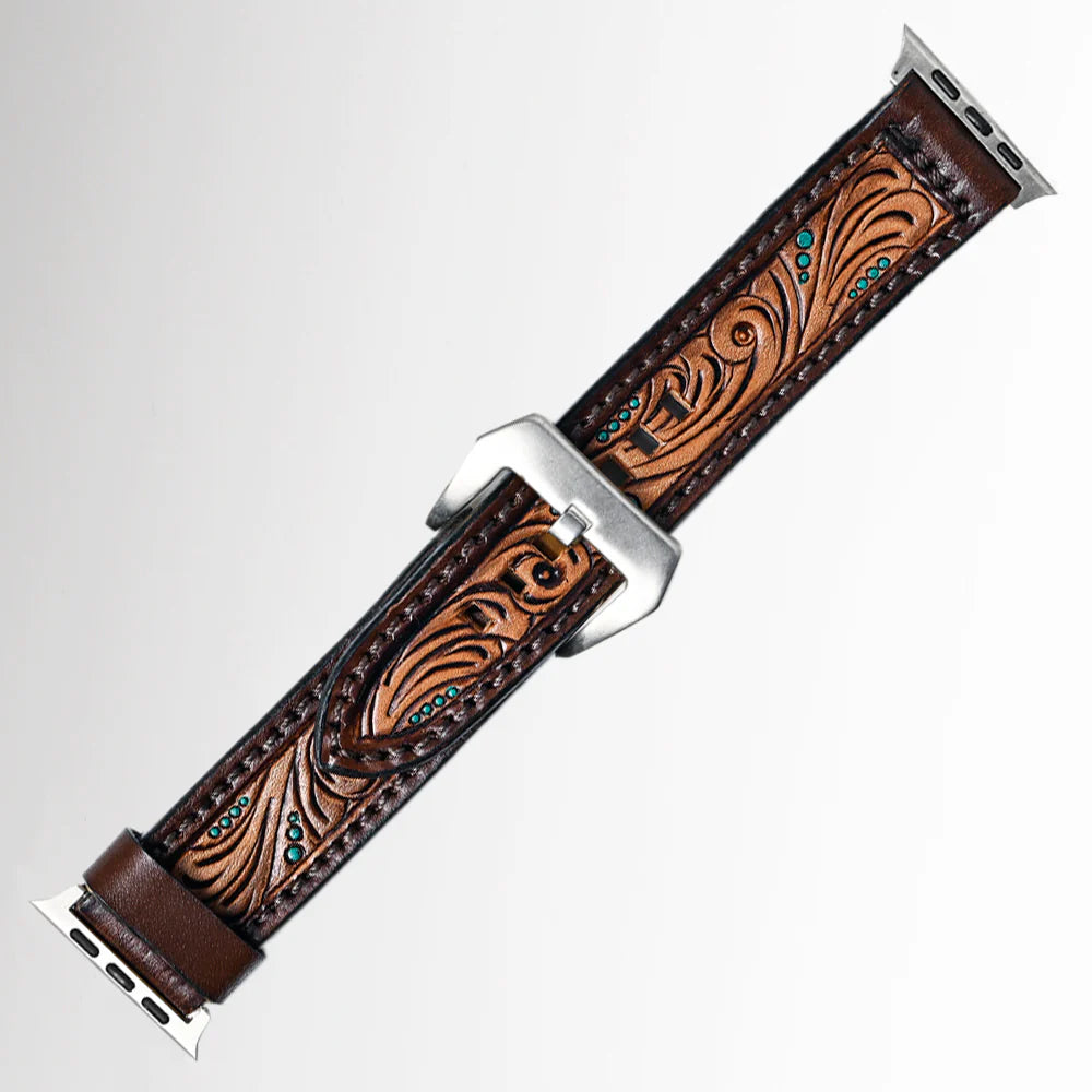 The Brainard 45 Leather Apple Watch Band