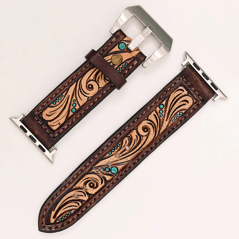 The Brainard 41 Leather Apple Watch Band