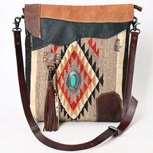 Load image into Gallery viewer, Ross Prairie Western Leather Crossbody Purse
