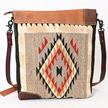 Load image into Gallery viewer, Ross Prairie Western Leather Crossbody Purse
