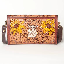 Load image into Gallery viewer, Baldwin Lake Western Leather Crossbody Wallet
