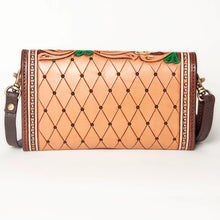 Load image into Gallery viewer, Pinyon Pines Hand Tooled Leather Crossbody Wallet
