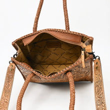 Load image into Gallery viewer, Parkbend Hand Tooled Leather Tote Bag
