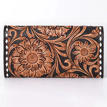 Load image into Gallery viewer, Buck Stitch Hand Tooled Leather Wallet
