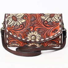 Load image into Gallery viewer, Indio Hills Hand Tooled Leather Crossbody Wallet
