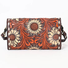 Load image into Gallery viewer, Indio Hills Hand Tooled Leather Crossbody Wallet
