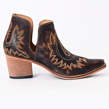 Load image into Gallery viewer, The Harmony Western Leather Bootie
