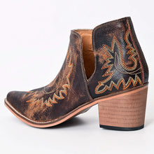 Load image into Gallery viewer, The Harmony Western Leather Bootie
