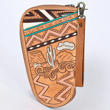 Load image into Gallery viewer, Gunlock Tan Western Leather Gun Case
