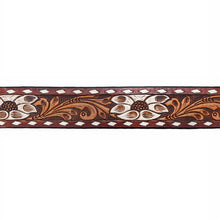 Load image into Gallery viewer, Caprock Canyon Hand Tooled Leather Belt
