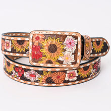 Load image into Gallery viewer, Abilene Hand Tooled Leather Belt
