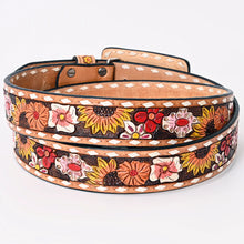 Load image into Gallery viewer, Abilene Hand Tooled Leather Belt
