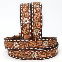 Load image into Gallery viewer, Fairfield Hand Tooled Leather Belt
