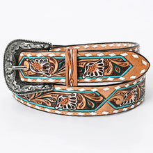 Load image into Gallery viewer, Spanish Oaks Hand Tooled Leather Belt
