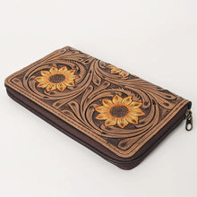 Load image into Gallery viewer, Sunflower Springs Hand Tooled Leather Wallet
