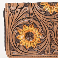 Load image into Gallery viewer, Sunflower Springs Hand Tooled Leather Wallet
