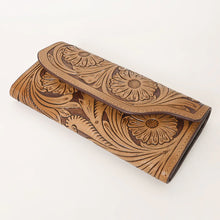 Load image into Gallery viewer, Watson Mill Hand Tooled Leather Wallet
