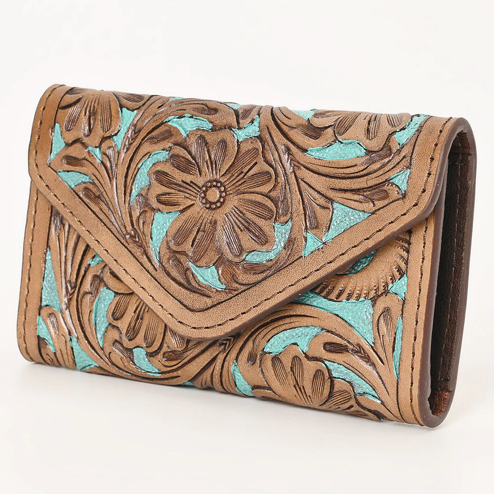 Riverside Hand Tooled Leather Wallet