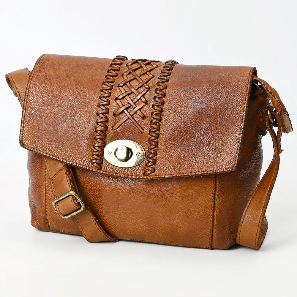 Amalfi Italian Leather Crossbody Purse