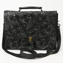 Load image into Gallery viewer, Broome Hand Tooled Leather Briefcase
