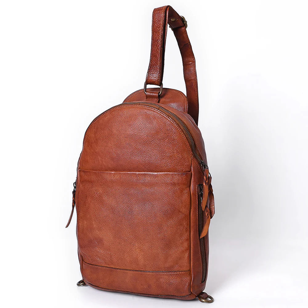 Genoa Italian Leather Sling Bag