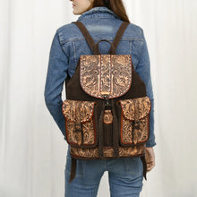 Load image into Gallery viewer, Sierra Summit Western Suede Leather Backpack
