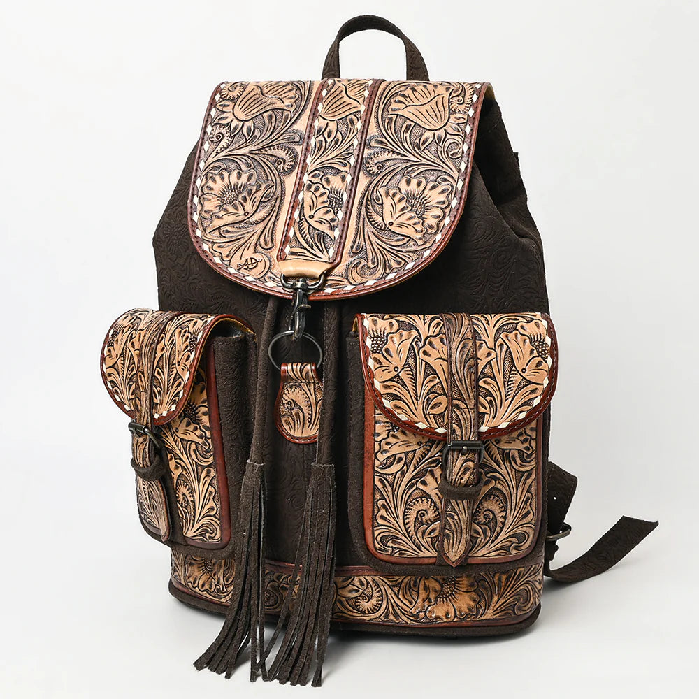 Sierra Summit Western Suede Leather Backpack