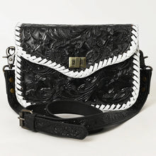 Load image into Gallery viewer, Rawhide Chic Hand Tooled Leather Crossbody Purse
