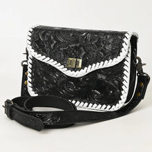 Load image into Gallery viewer, Rawhide Chic Hand Tooled Leather Crossbody Purse
