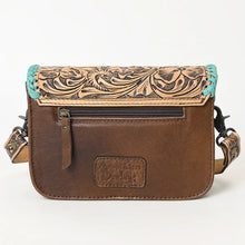 Load image into Gallery viewer, Rawhide Chic Hand Tooled Leather Crossbody Purse
