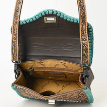 Load image into Gallery viewer, Rawhide Chic Hand Tooled Leather Crossbody Purse
