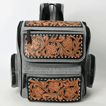 Load image into Gallery viewer, Windy Ridge Western Leather Backpack
