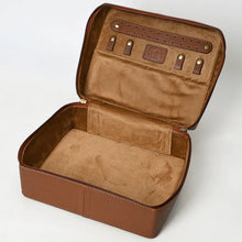 Load image into Gallery viewer, Trail Creek Hand Tooled Leather Jewelry Box
