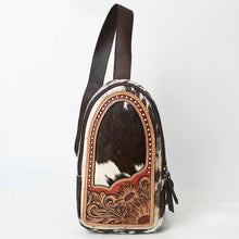 Load image into Gallery viewer, Western Spirit Hand Tooled Leather Sling Bag
