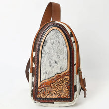 Load image into Gallery viewer, Sunset Trails Hand Tooled Leather Sling Bag
