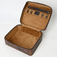 Load image into Gallery viewer, Trail Born Hand Tooled Leather Jewelry Box
