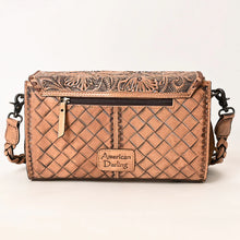 Load image into Gallery viewer, Coyote Run Hand Tooled Leather Crossbody Purse
