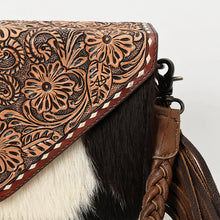 Load image into Gallery viewer, Old Frontier Hand Tooled Leather Crossbody Purse
